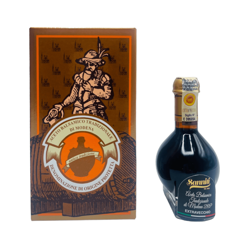 Sanniti Traditional Extravecchio Balsamic Vinegar of Modena DOP, 100 mL Oil & Vinegar Sanniti