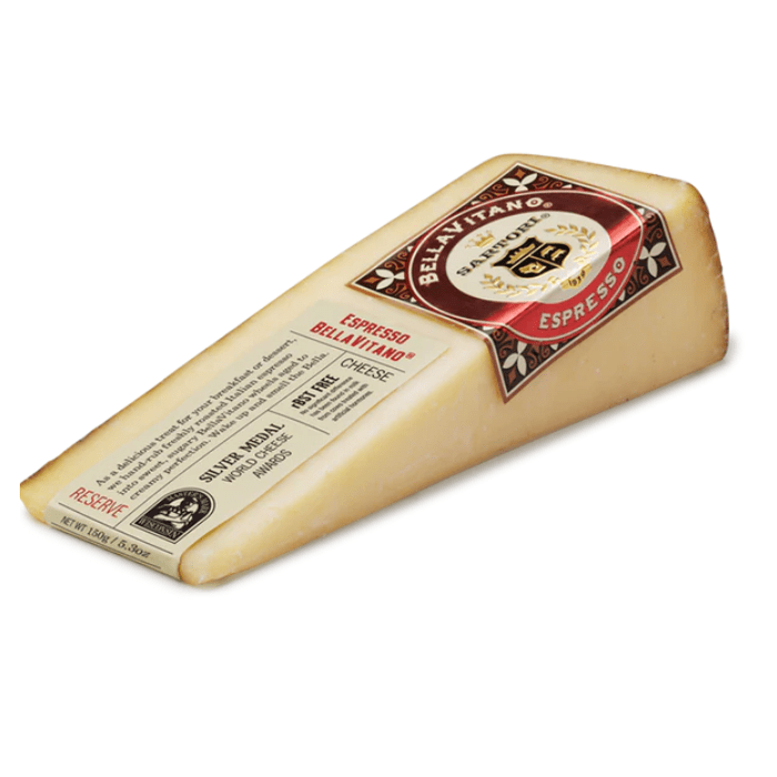 Sartori Espresso Bellavitano Wedge, 5.3 oz [PACK of 2] Cheese Sartori 