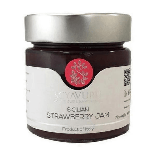 Scyavuru Sicilian Strawberry Jam, 8.8 oz Pantry Scyavuru