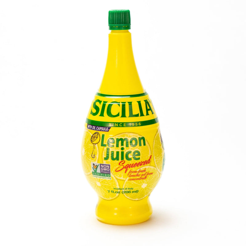 Sicilia Natural Squeezed Italian Lemon Juice, 7 oz