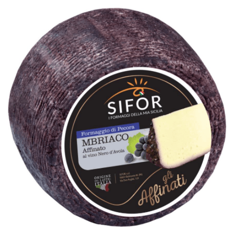 Sifor Pecorino Mbriaco d’Avola Cheese, 14 oz Cheese Sifor