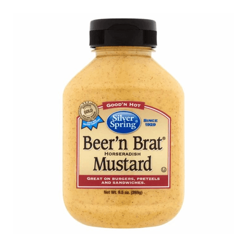 Silver Spring Beer’n Brat Mustard, 9.5 oz Sauces & Condiments Silver Spring