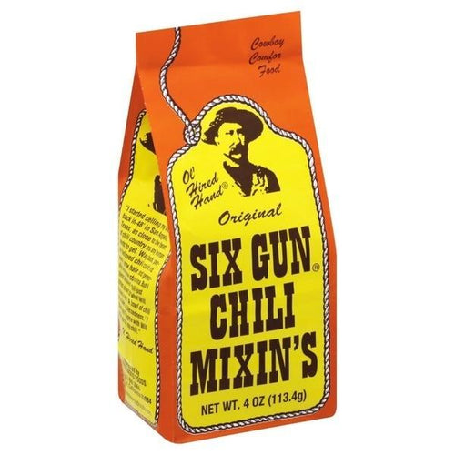 Six Gun Original Chili Mixin's, 4 oz