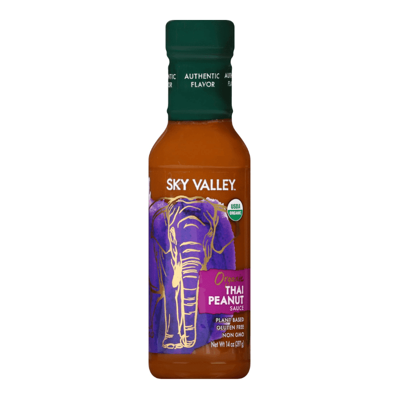 [Best Before 08/24/24] Sky Valley Organic Thai Peanut Sauce, 14 oz