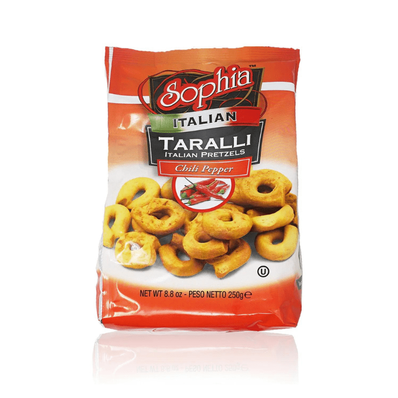 Sophia Chili Pepper Taralli, 8.8 oz Sweets & Snacks Sophia