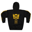#SquadGoals Adventure Ted AOP Unisex Pullover Hoodie - Black