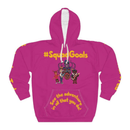 #SquadGoals Adventure Ted AOP Unisex Pullover Hoodie - Pink