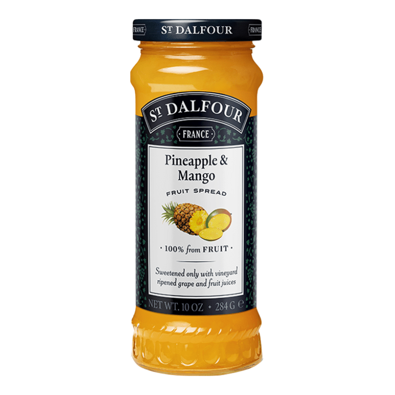 St Dalfour Pineapple & Mango Fruit Spread, 10 oz Pantry St. Dalfour 