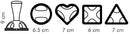 Tescoma Delicia Ravioli Cutters 4 Shapes Home & Kitchen Tescoma