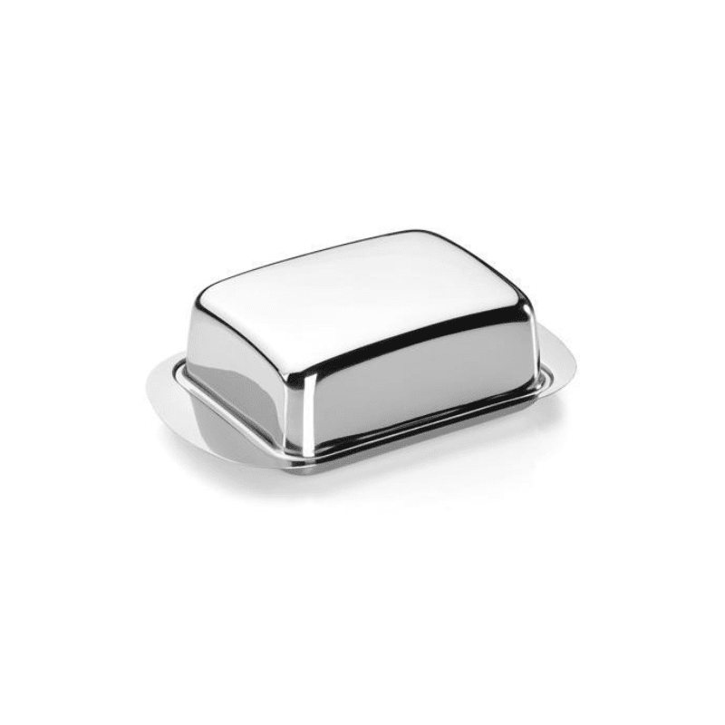 Tescoma Stainless Steel Butter Dish Home & Kitchen Tescoma