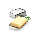 Tescoma Stainless Steel Butter Dish Home & Kitchen Tescoma