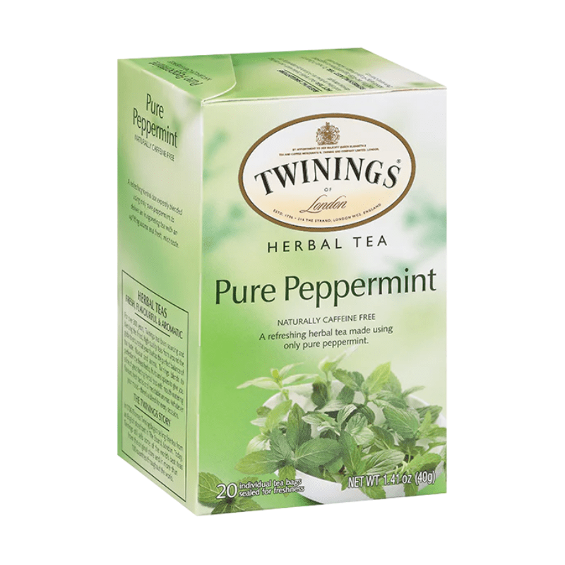 Twinings Pure Peppermint Tea, 20 Count Coffee & Beverages Twinings 