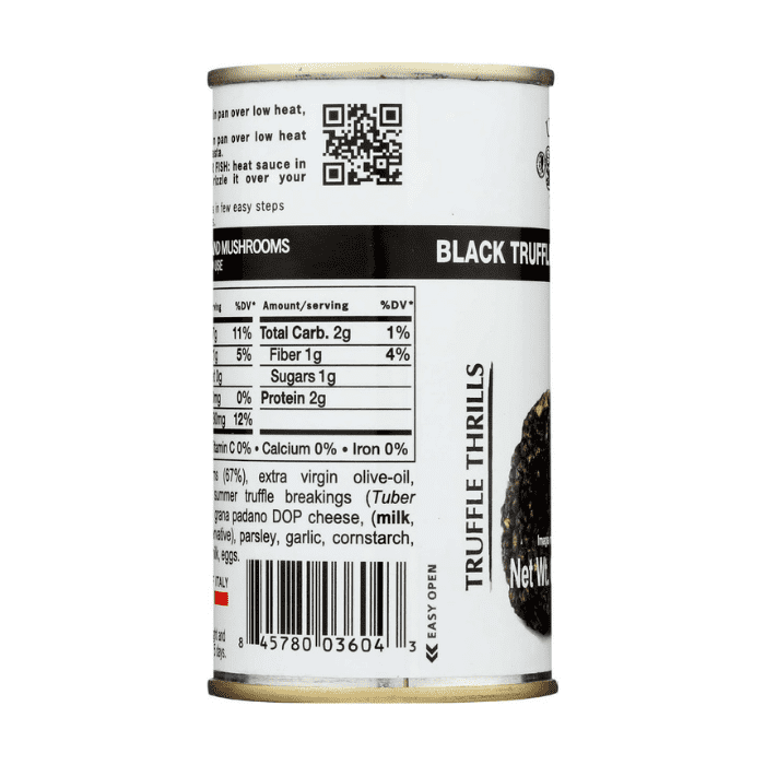 Urbani Truffle Thrills Black Truffles & Mushroom Sauce, 6.4 oz Sauces & Condiments Urbani 
