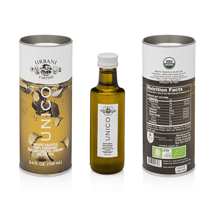 Urbani Unico White Truffle Olive Oil, 3.4 oz Oil & Vinegar Urbani 