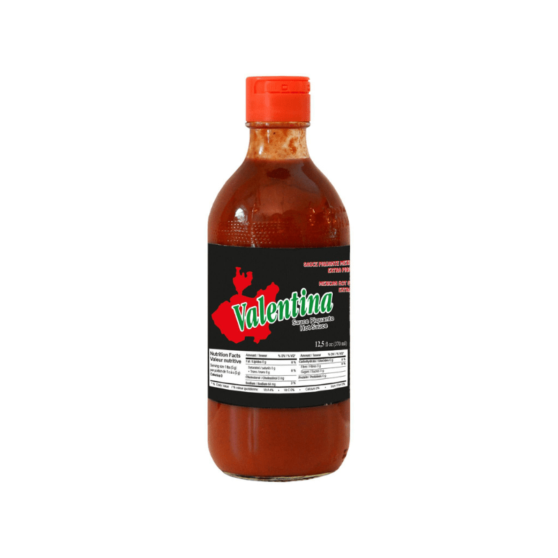 Valentina Black Label Mexican Extra Hot Sauce, 12 oz Sauces & Condiments Valentina