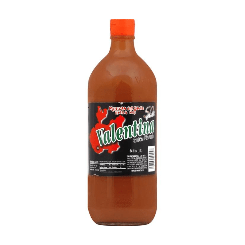 Valentina Black Label Mexican Extra Hot Sauce, 34 oz Supermarket Italy