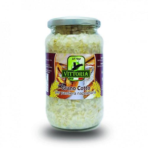 Vittoria Grano Cotto Cooked Wheat Grain Per Pastiera Napoletana Jar, 20.5 oz Pantry Vittoria