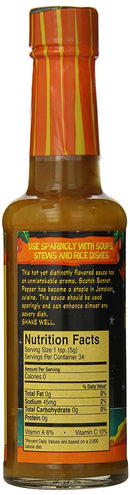 Walkerswood Hot Jamaican Scotch Bonnet Pepper Sauce, 6 oz Sauces & Condiments Walkerswood