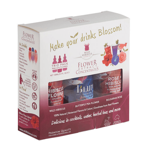 Wild Hibiscus Extract Trio Pack Coffee & Beverages Wild Hibiscus 