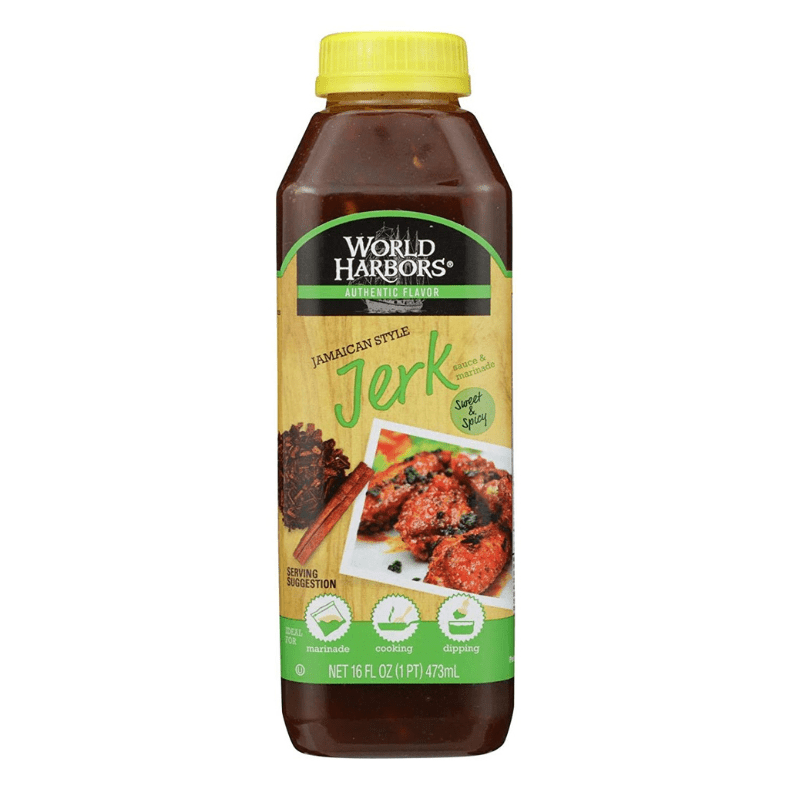 World Harbors Jamaican Style Jerk Sauce & Marinade, 16 oz Supermarket Italy