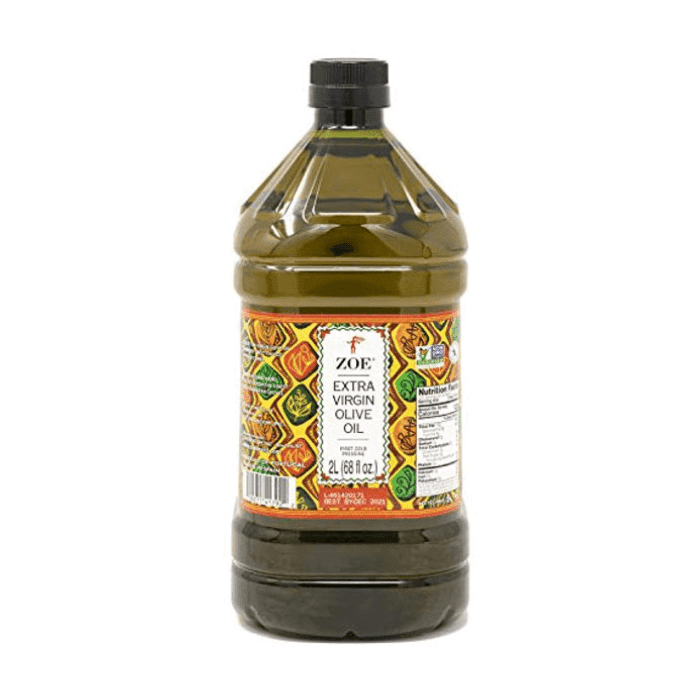 ZOE Extra Virgin Olive Oil Bottle, 68 oz (2 L) Oil & Vinegar Zoe 