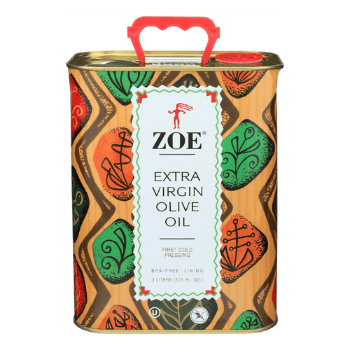 ZOE Extra Virgin Olive Oil in Tin, 101 oz (3 L) Oil & Vinegar Zoe 