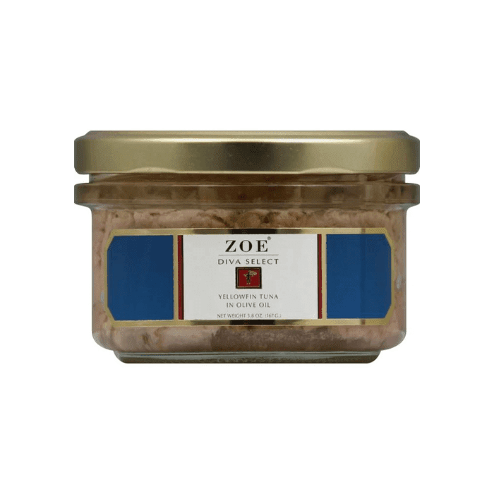 Zoe Yellowfin Tuna in Olive Oil, 5.8 oz Seafood Zoe