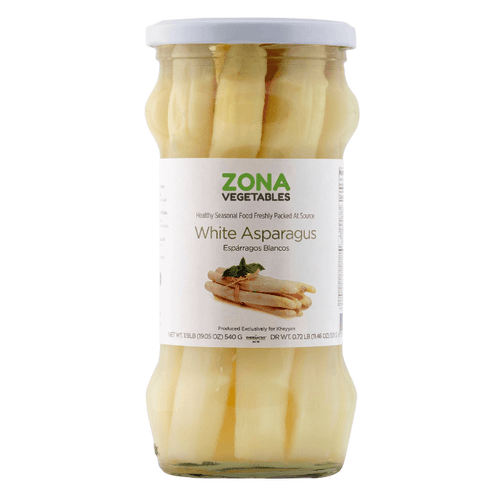 Zona Premium White Asparagus, 19 oz Fruits & Veggies Zona 