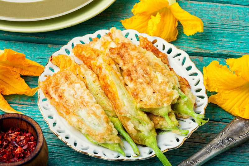 Crispy Garden-Fresh Zucchini Flower Bites