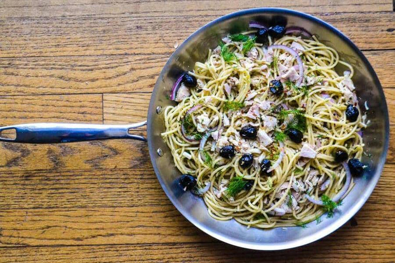 Easy Recipe for Linguini with Tuna, Lemon & Dill