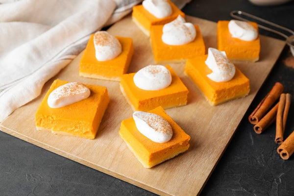 Pumpkin Spice Cheesecake Bars