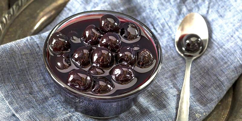 Bowl of Luxardo Cherries in Syrup