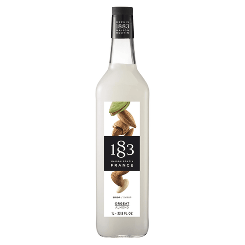 1883 Maison Routin Almond Syrup Glass, 1 Liter Pantry 1883 Maison Routin 