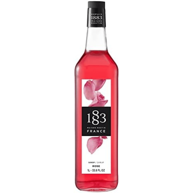 1883 Maison Routin Rose Syrup Glass, 1 Liter Pantry 1883 Maison Routin 