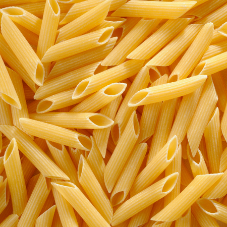 Italian penne pasta
