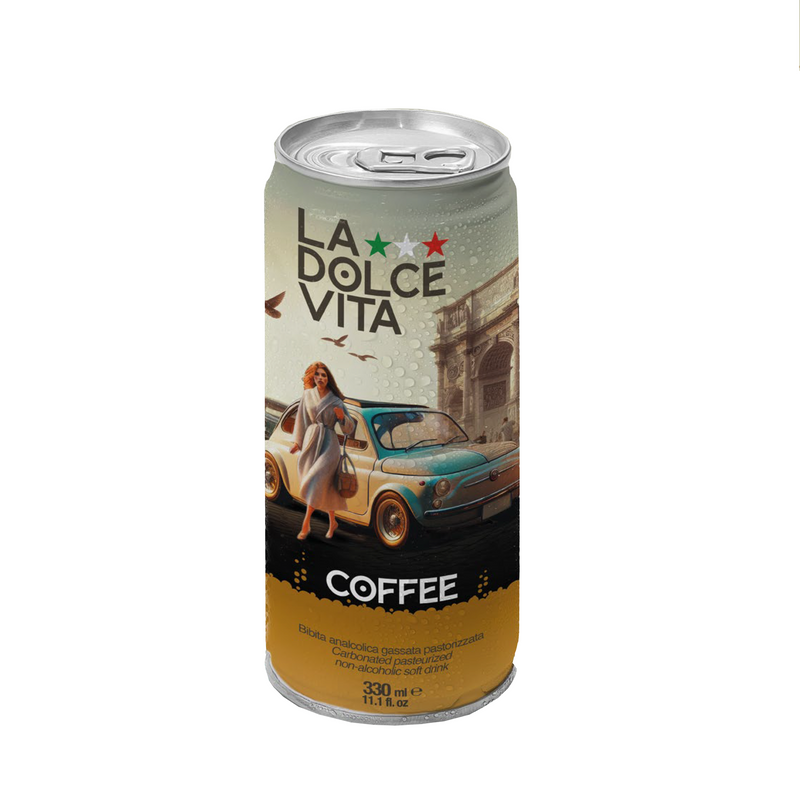 La Dolce Vita Coffee Soda, Pack of 4