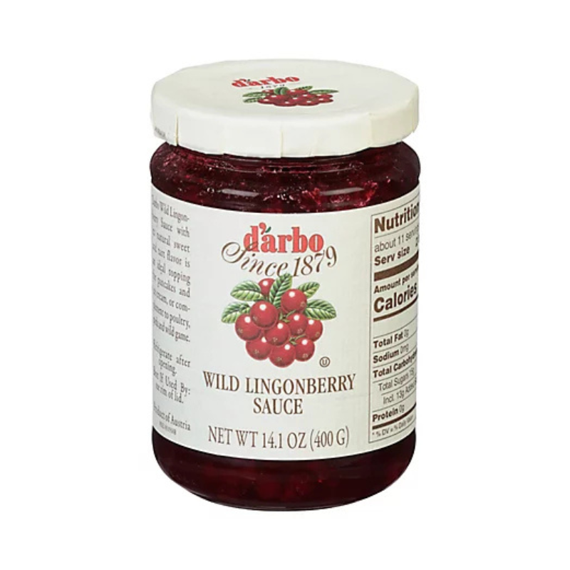 D'Arbo Wild Lingonberry Sauce, 14.1oz