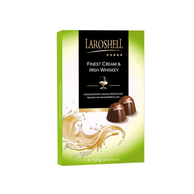 Laroshell Finest Cream & Irish Whiskey Chocolates, 5.3 oz