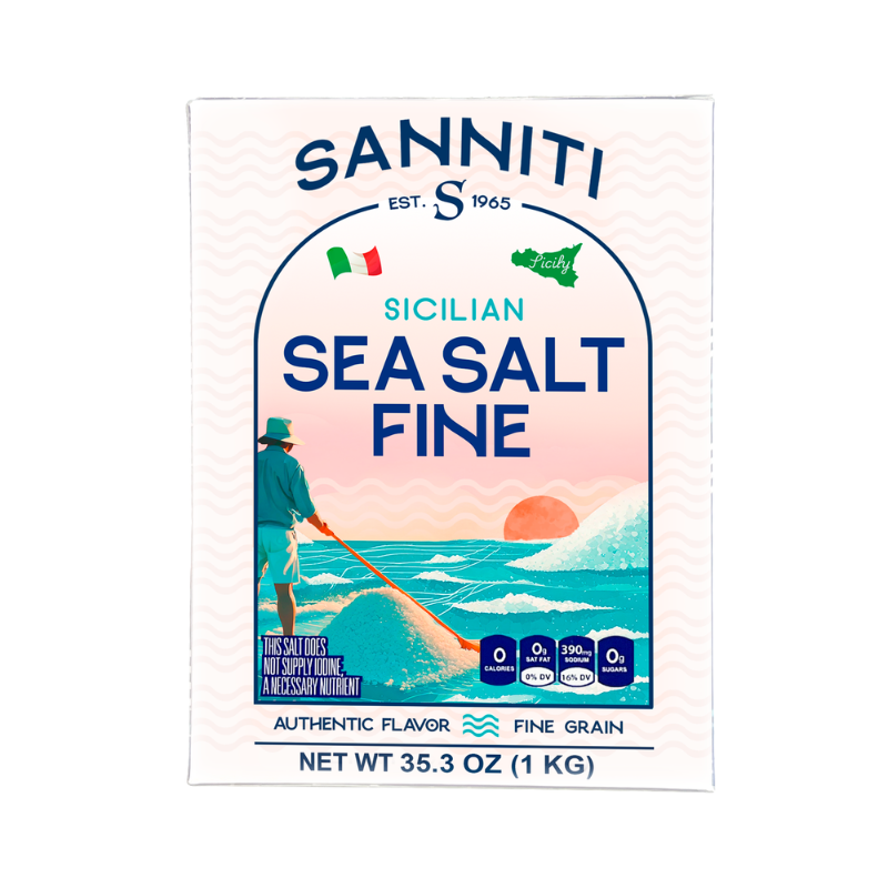 Sanniti Sicilian Fine Sea Salt, 2.2 Lbs