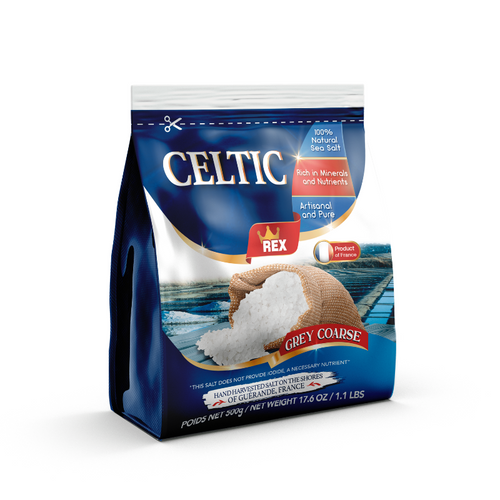 Rex Celtic Grey Coarse Sea Salt, 17.6 oz