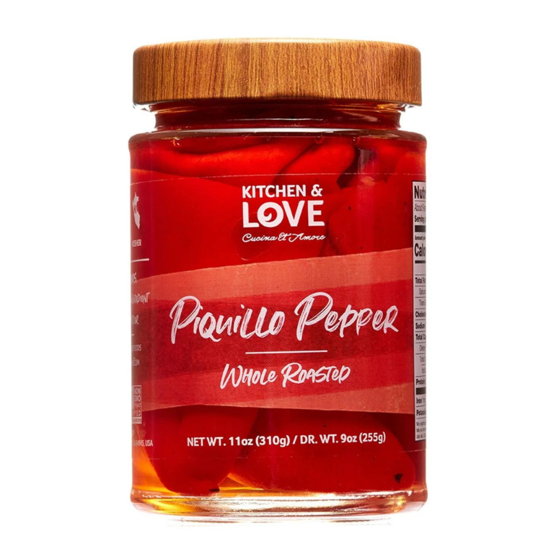 Kitchen & Love Whole Roasted Piquillo Pepper, 11 oz