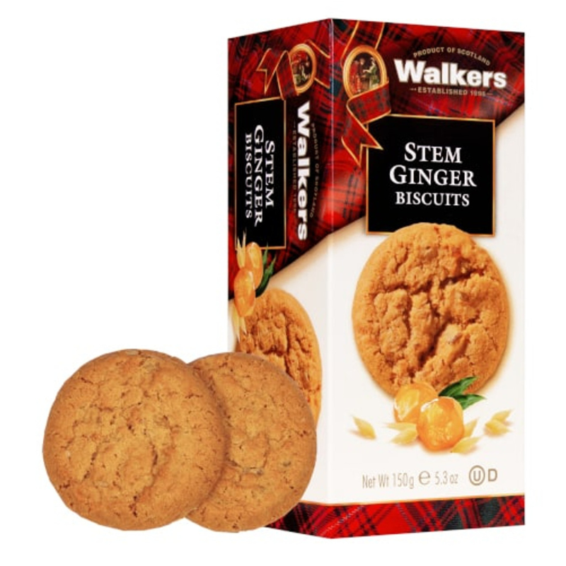 Walker’s Stem Ginger Biscuits, 5.3 oz