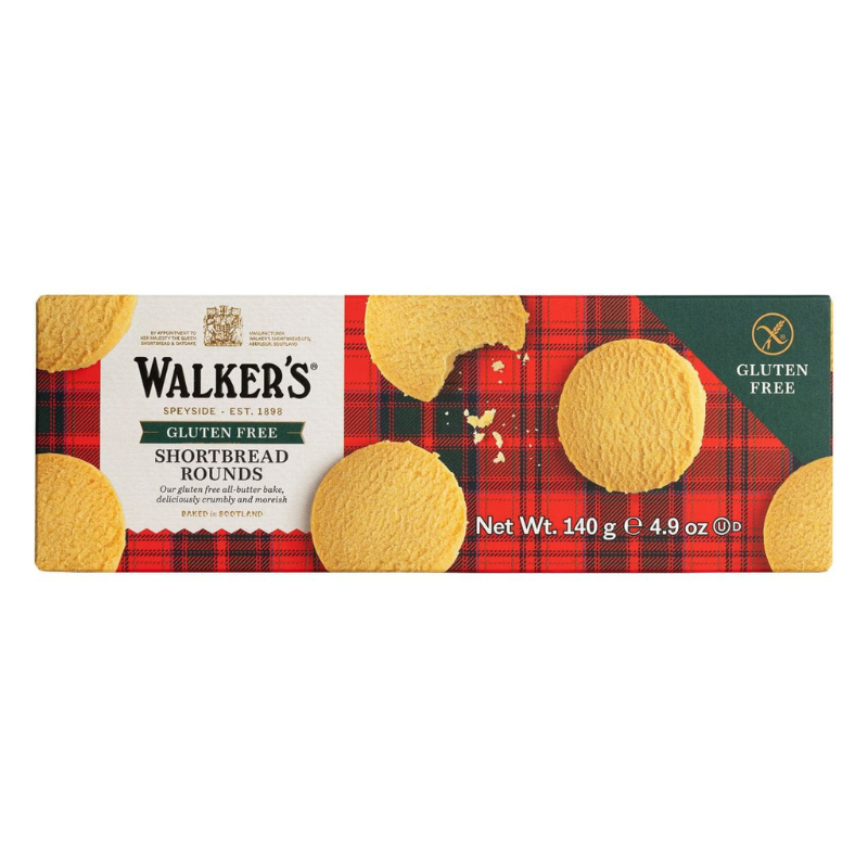 Walker’s Gluten Free Shortbread Rounds, 4.9 oz