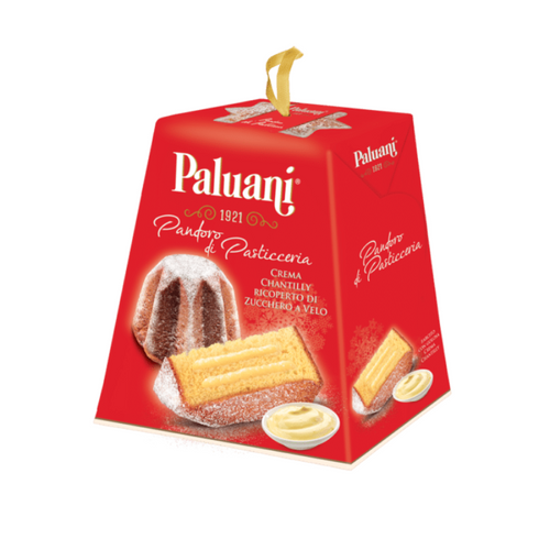 Paluani Pandoro Panettone with Chantilly Cream, 26.5 oz