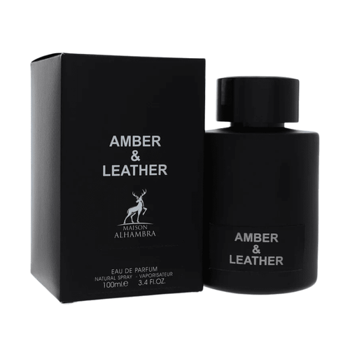 Amber & Leather Maison Alhambra Eau De Parfum, 3.4 Fl Oz. Health & Beauty Amber 