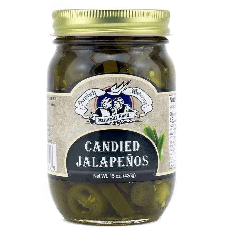Amish Wedding Candied Jalapenos, 15 oz Fruits & Veggies Amish Wedding 