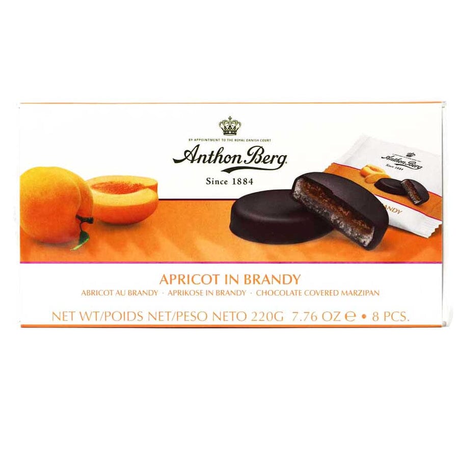 Anthon Berg Apricot in Brandy Chocolate Marzipan, 7.76oz Supermarket