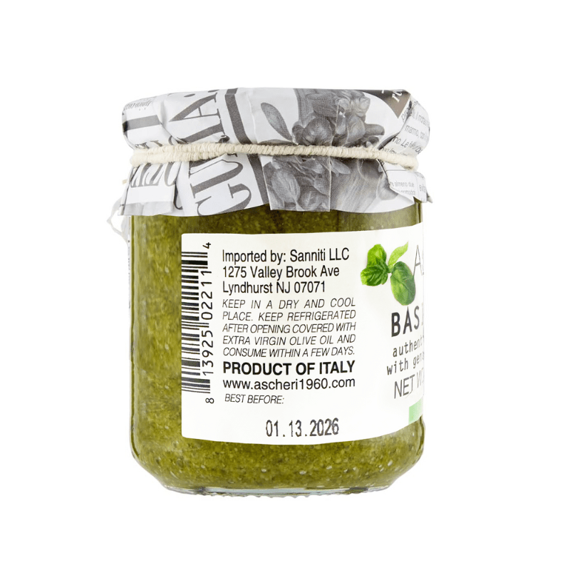 Ascheri Basil Pesto, 6.3 oz Sauces & Condiments Ascheri 