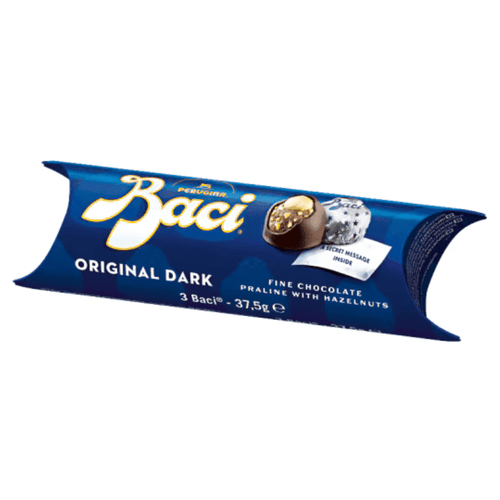 Baci Perugina Original Dark Chocolate with Hazelnuts 3 pieces, 1.32 oz Sweets & Snacks Baci Perugina 