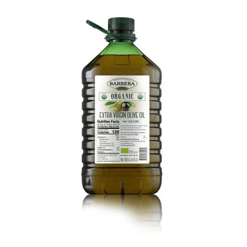Barbera Organic Extra Virgin Olive Oil, 5 Liter.